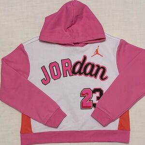 Jordan XL Girl's Pink Pack Boxy Hoodie